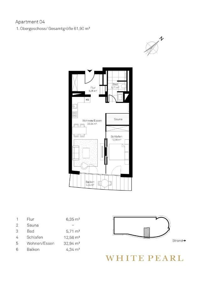 White Pearl Apartment 1.04 Timmendorfer Strand Exterior foto
